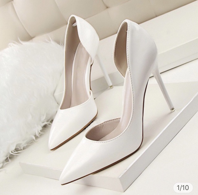 Giày cao gót hở eo 9p - vnxk cao cấp - full size 34-40