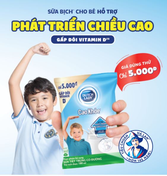 Sữa tươi cao khỏe dutch lady