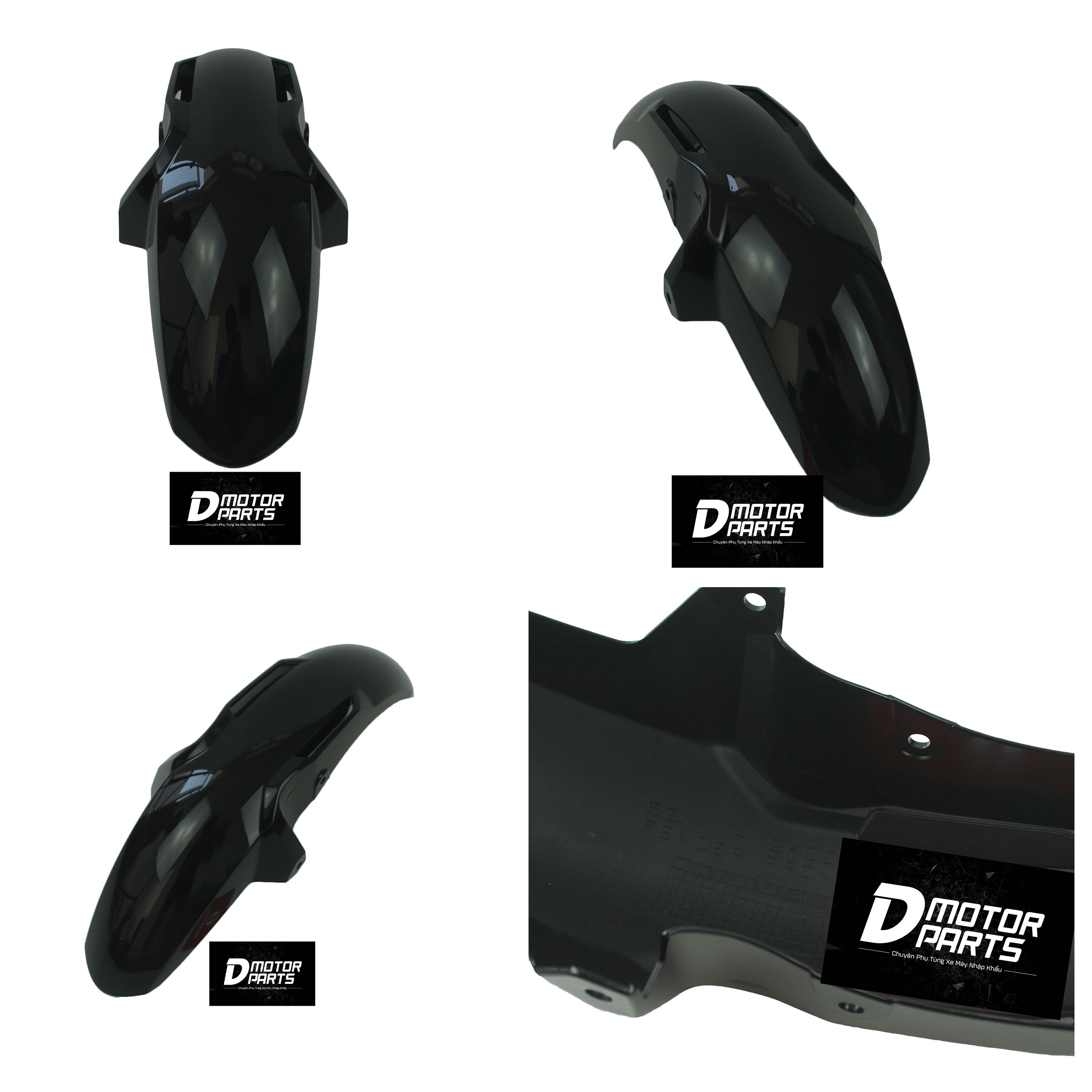 DÈ TRƯỚC ĐEN BÓNG  SATRIA FI, RAIDER FI - D MOTOR PARTS