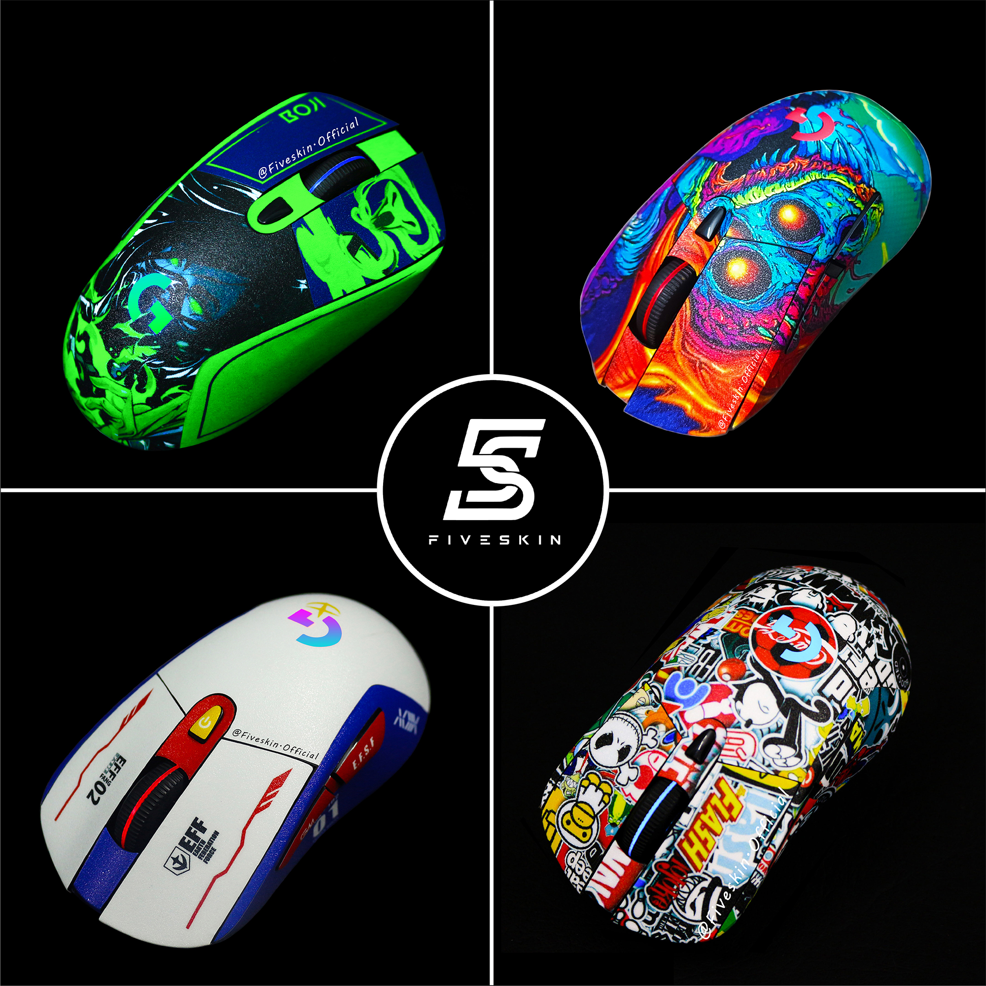 Miếng dán skin 3m chống trượt cho chuột gaming logitech g403 & g703