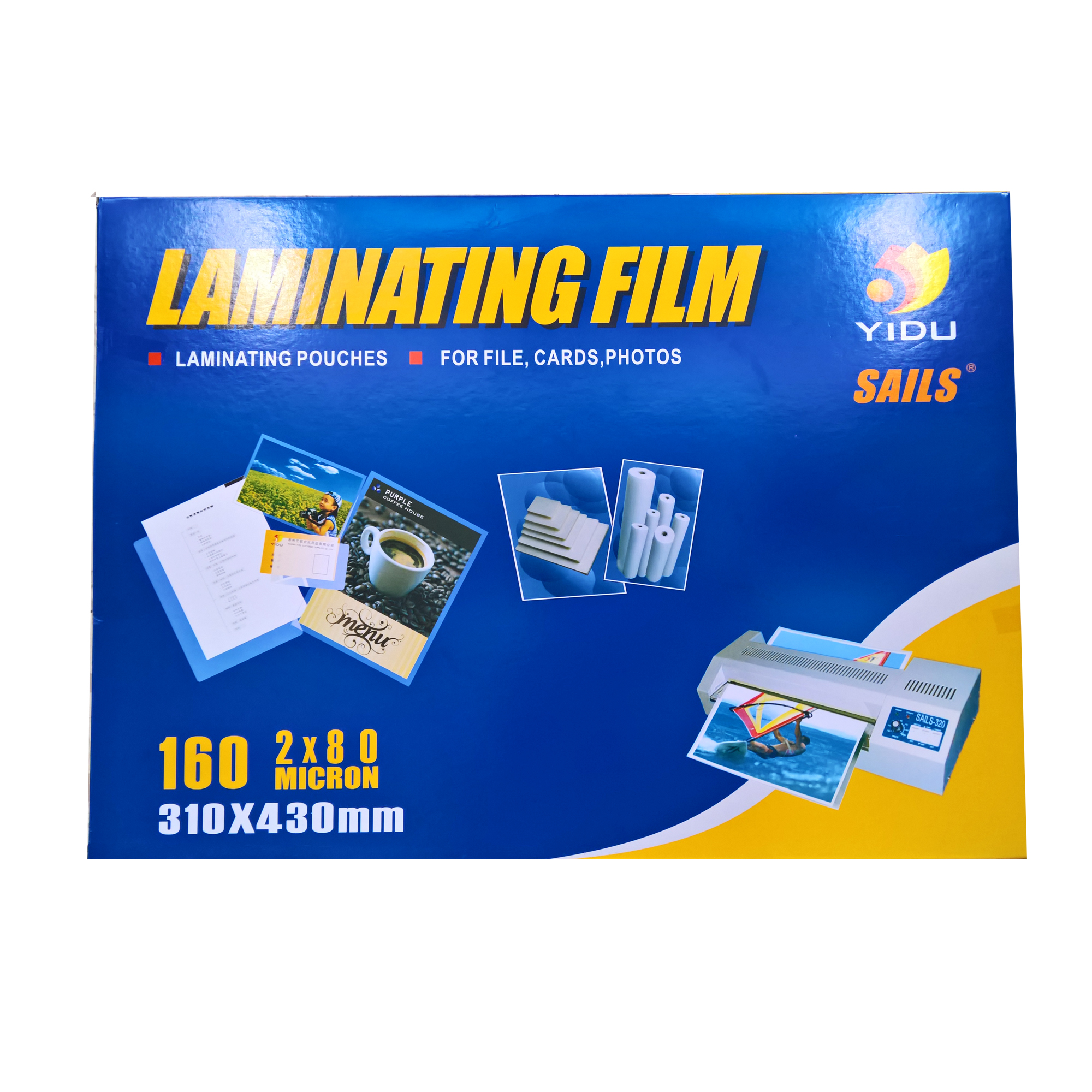 Ép Plastic A3 YIDU 80mic(Laminating Film) - Ép Plastic A4 YIDU 80mic(Laminating Film)