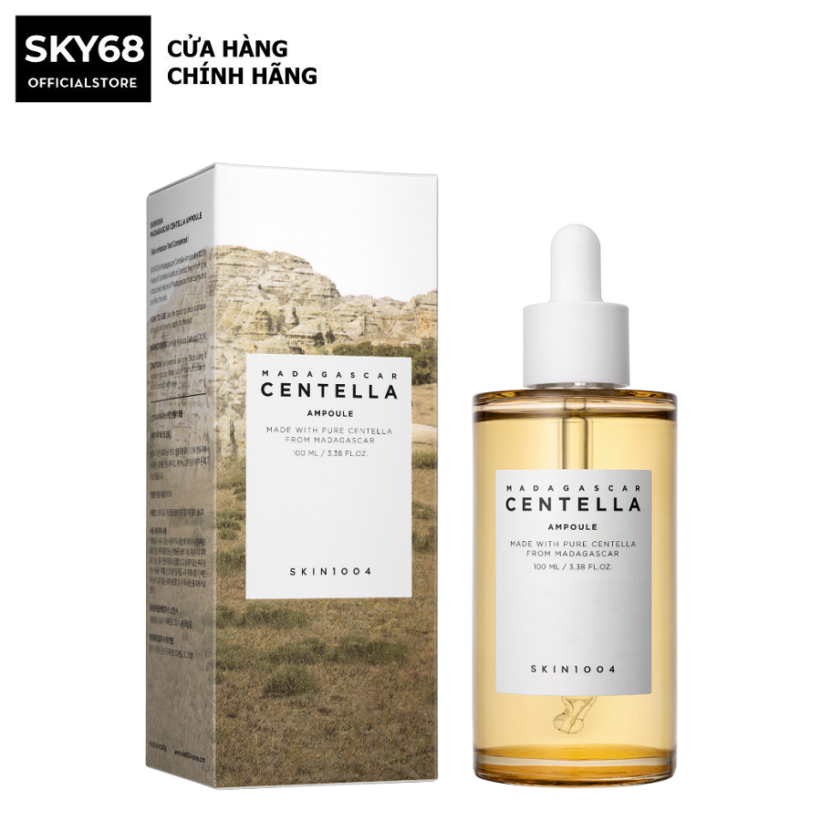  Tinh Chất Rau Má Giảm Mụn Phục Hồi Da Skin1004 Madagascar Centella Asiatica 100 Ampoule 100ml 