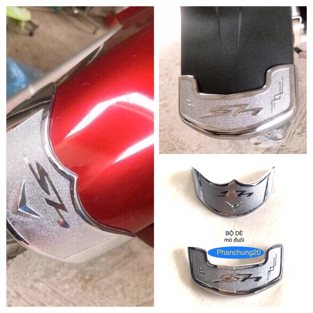 Cặp ốp mỏ dè trước / sau dùng cho đời xe sh 2012 2013 2014 2015 2016 crom