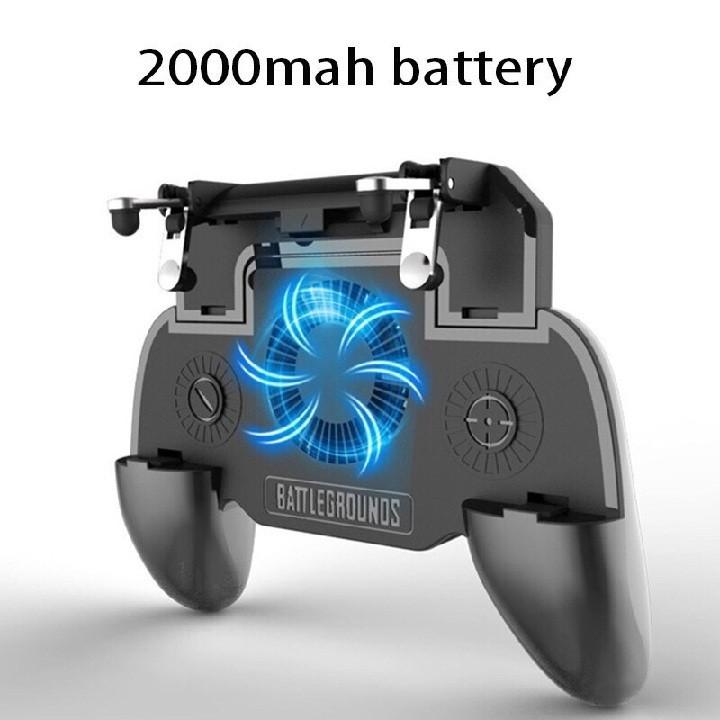 Tay Cầm Chơi Game PUBG Cao Cấp Có Quạt Tản Nhiệt Kiêm Sạc Dự Phòng