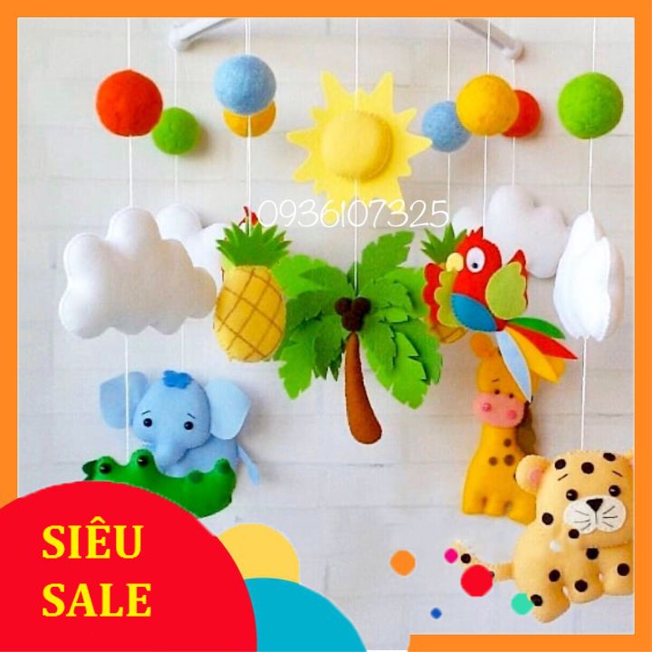 Treo nôi, cũi “Rừng Nhiệt đới”  - Đồ chơi cho bé sơ sinh