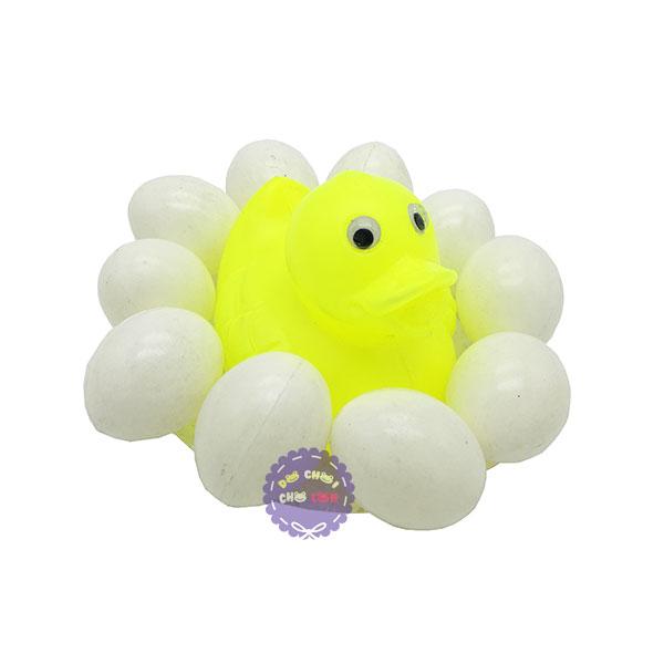 Bộ đồ chơi dĩa vịt 10 quả trứng bằng nhựa túi lưới - ĐỒ CHƠI CHỢ LỚN