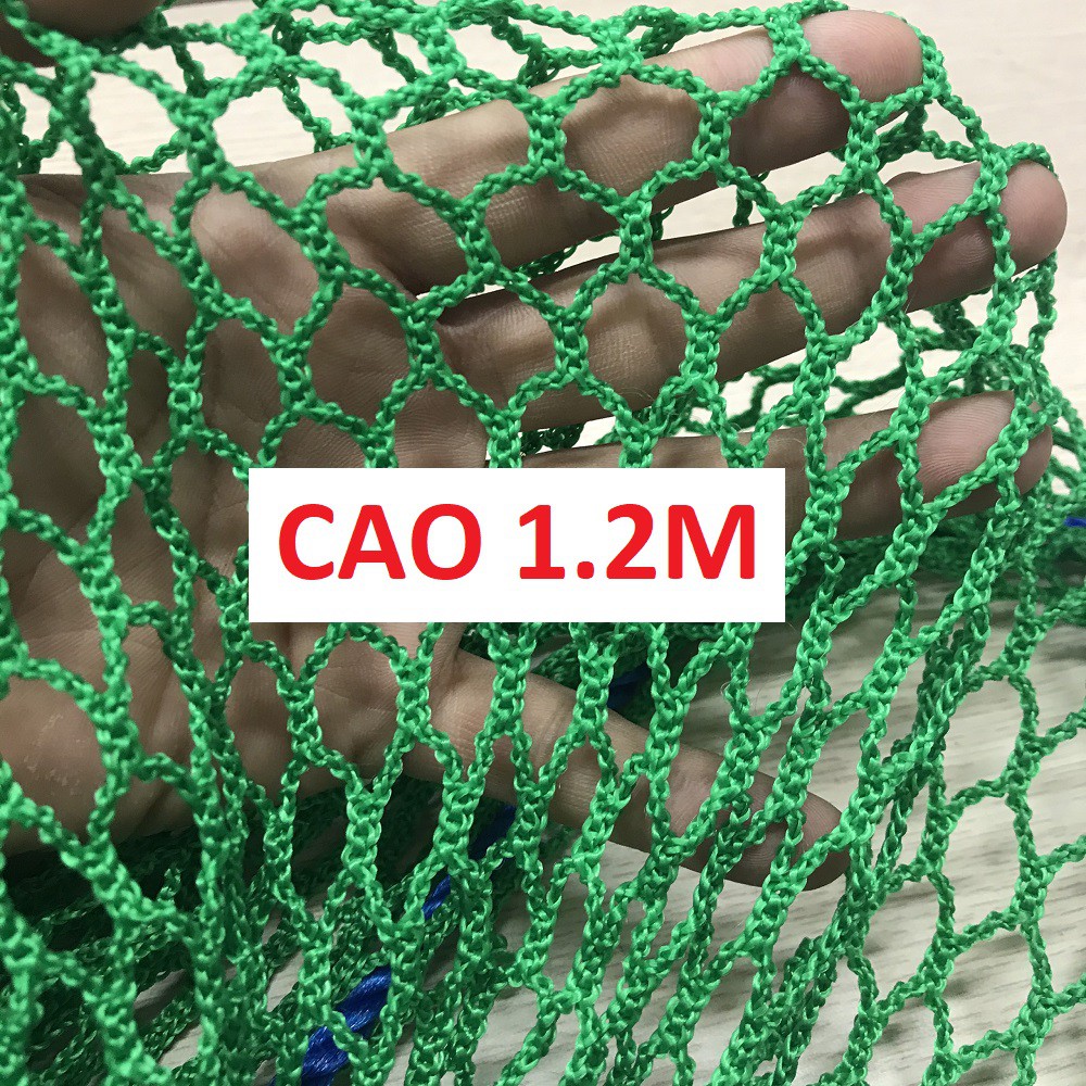 Cao 1.2m - Lưới chắn cầu thang, Chắn khu vui chơi, thể thao, Quây hàng rào, Che chắn vật rơi, an toàn cho trẻ em