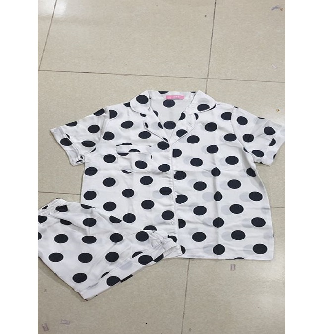 Bộ ngủ pijama chấm bi