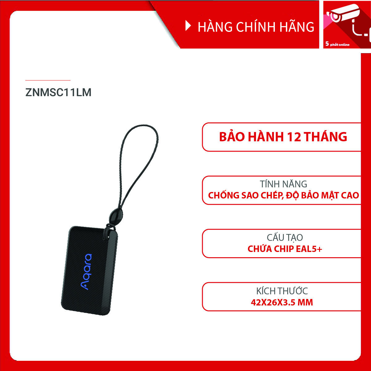 Thẻ NFC - Hàng Chính Hãng Bảo Hành 1 Năm