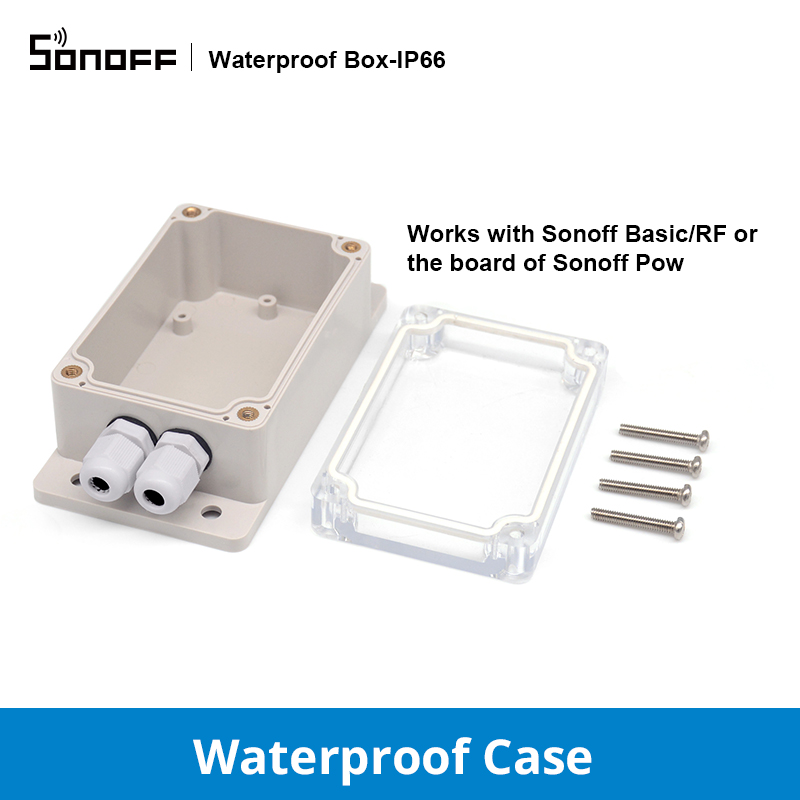 Hộp nối chống nước ITEAD SONOFF IP66 Vỏ chống nước Hỗ trợ vỏ chống nước Sonoff BasicR2/RFR2