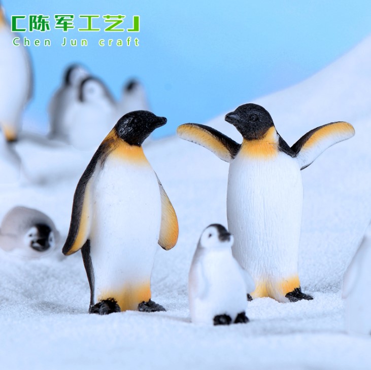 Phụ kiện tiểu cảnh Bắc Cực: Chim cánh cụt, gấu, tảng băng trang trí tiểu cảnh, terrarium