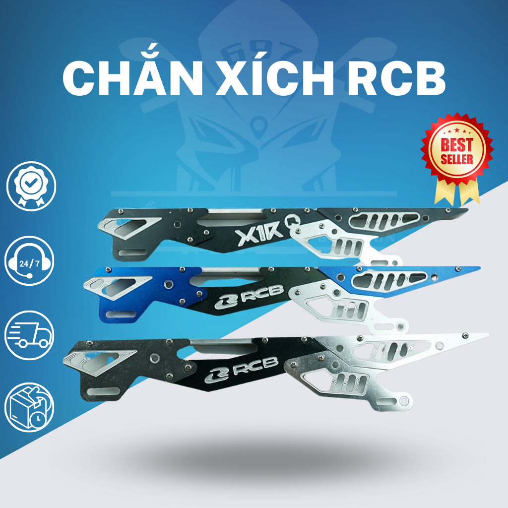 Che sên, cacte chắn xích. Gắn được các dòng xe, chất liệu nhôm cnc