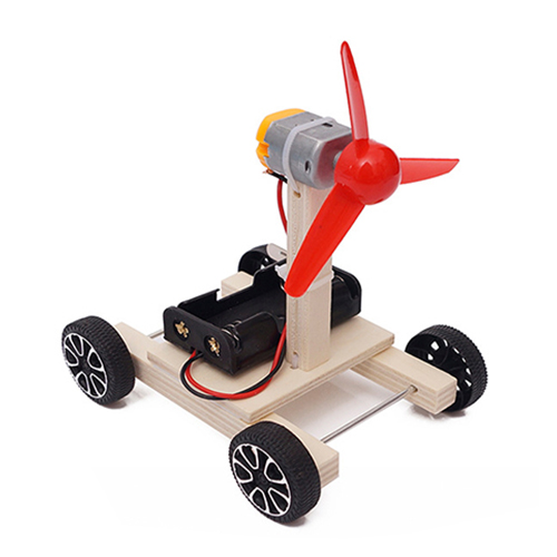 Đồ chơi trí tuệ cho bé - Xe đua chạy pin bằng gỗ bằng gỗ theo phương pháp giáo dục Stem