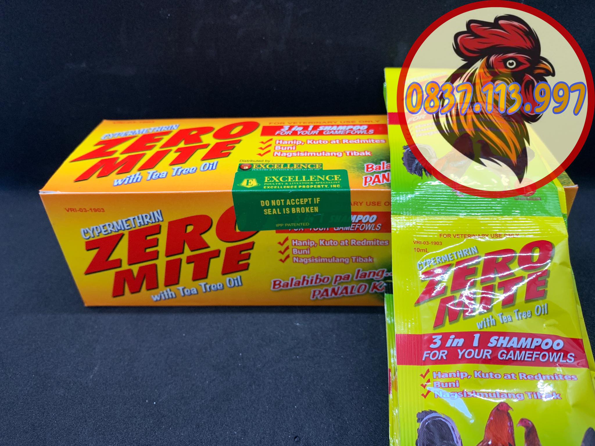 COMBO 5 GÓI XÀ BÔNG GÀ ZERO MITE