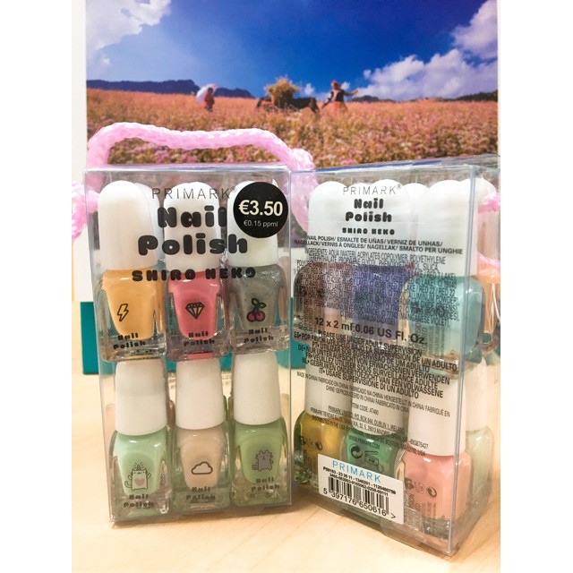 Set 12 màu sơn móng tay Pháp/UK cực kì an toàn cho bé