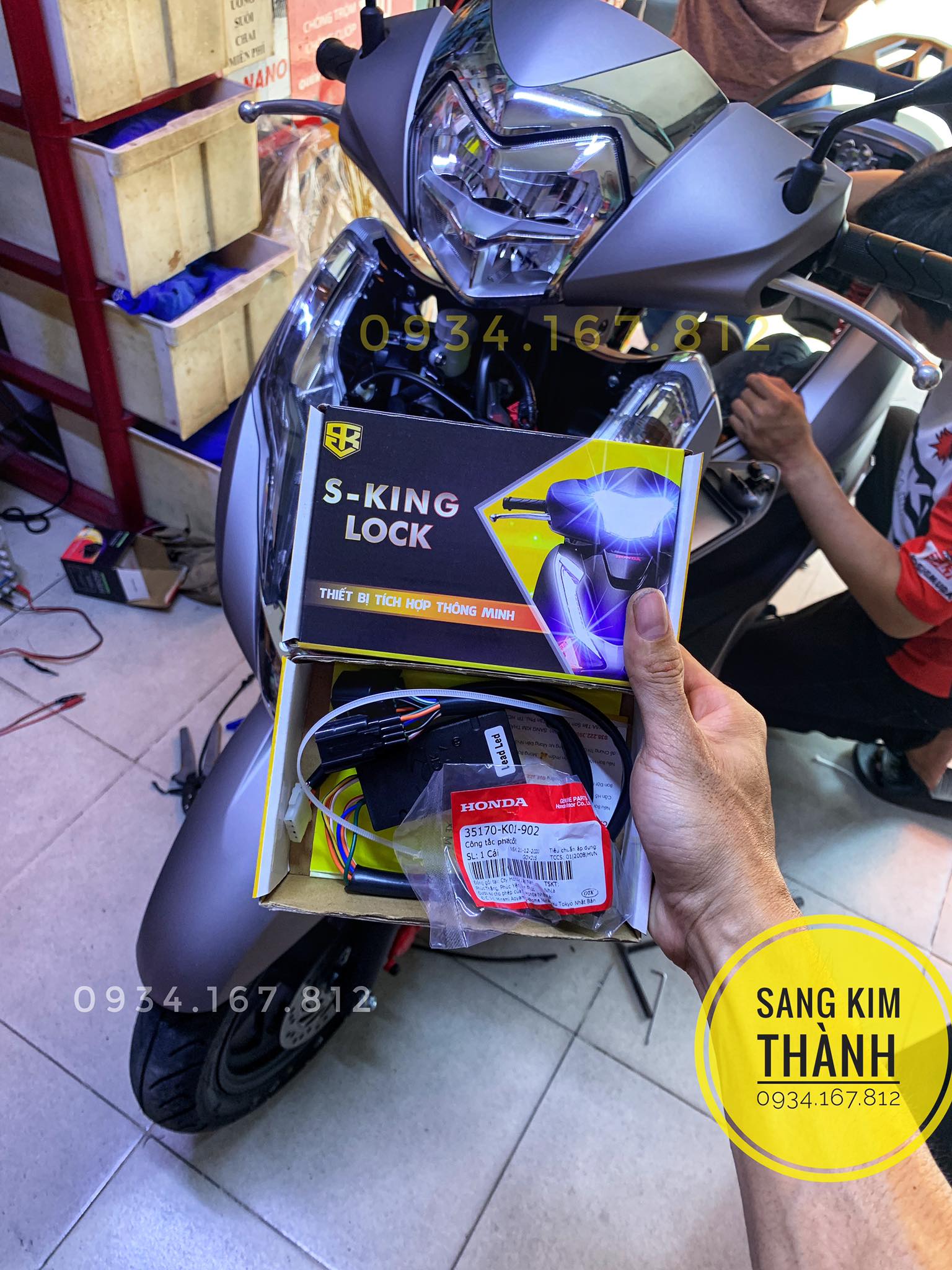 Mạch lắp công tắt đèn xe lead 2021 2022 2023 2024 chính hãng honda