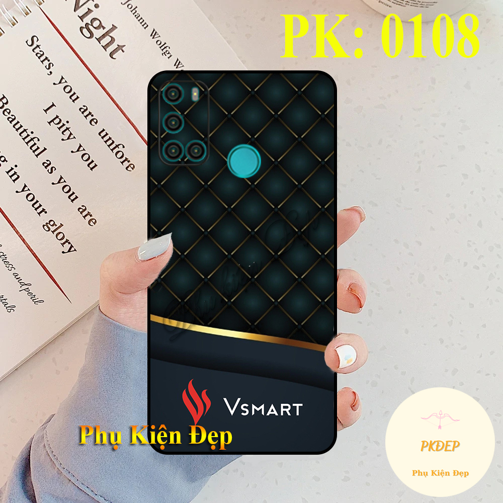 [HCM]Ốp lưng Vsmart Joy 4 dẻo đen in hình Công nghệ siêu đẹp