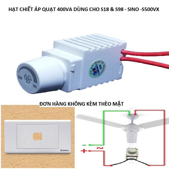 CHIẾT ÁP QUẠT SINO DÒNG S18
