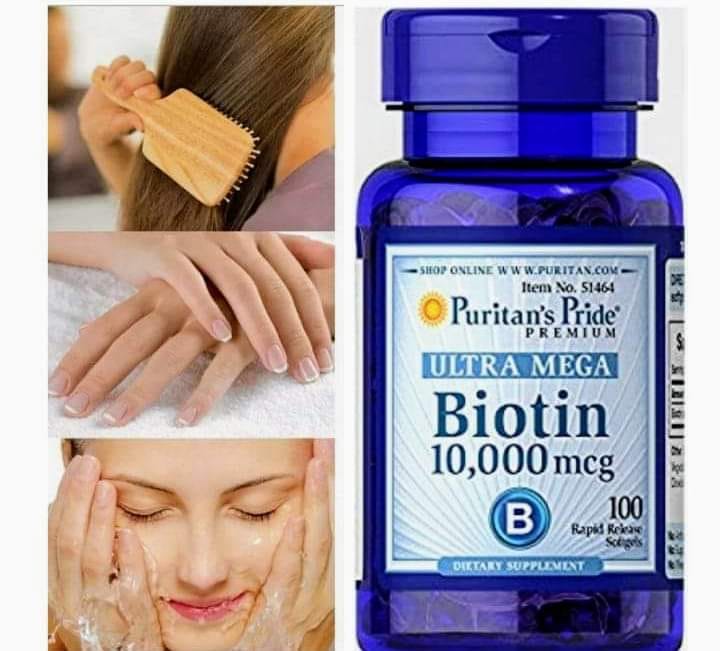 Biotin puritan's pride 10,000 mcg 100 viên