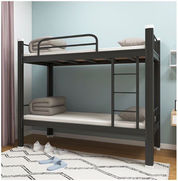 Giường 2 tầng kim loại cao cấp 90x180x200m, giường decor phòng trọ, setup nhà trọ, giường tầng thông minh, giường sắt 2 tầng