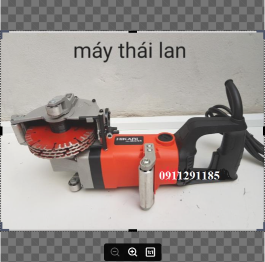 Máy cắt rãnh tường cầm tay Hikari Thái lan KC05-156B màu đỏ tươi