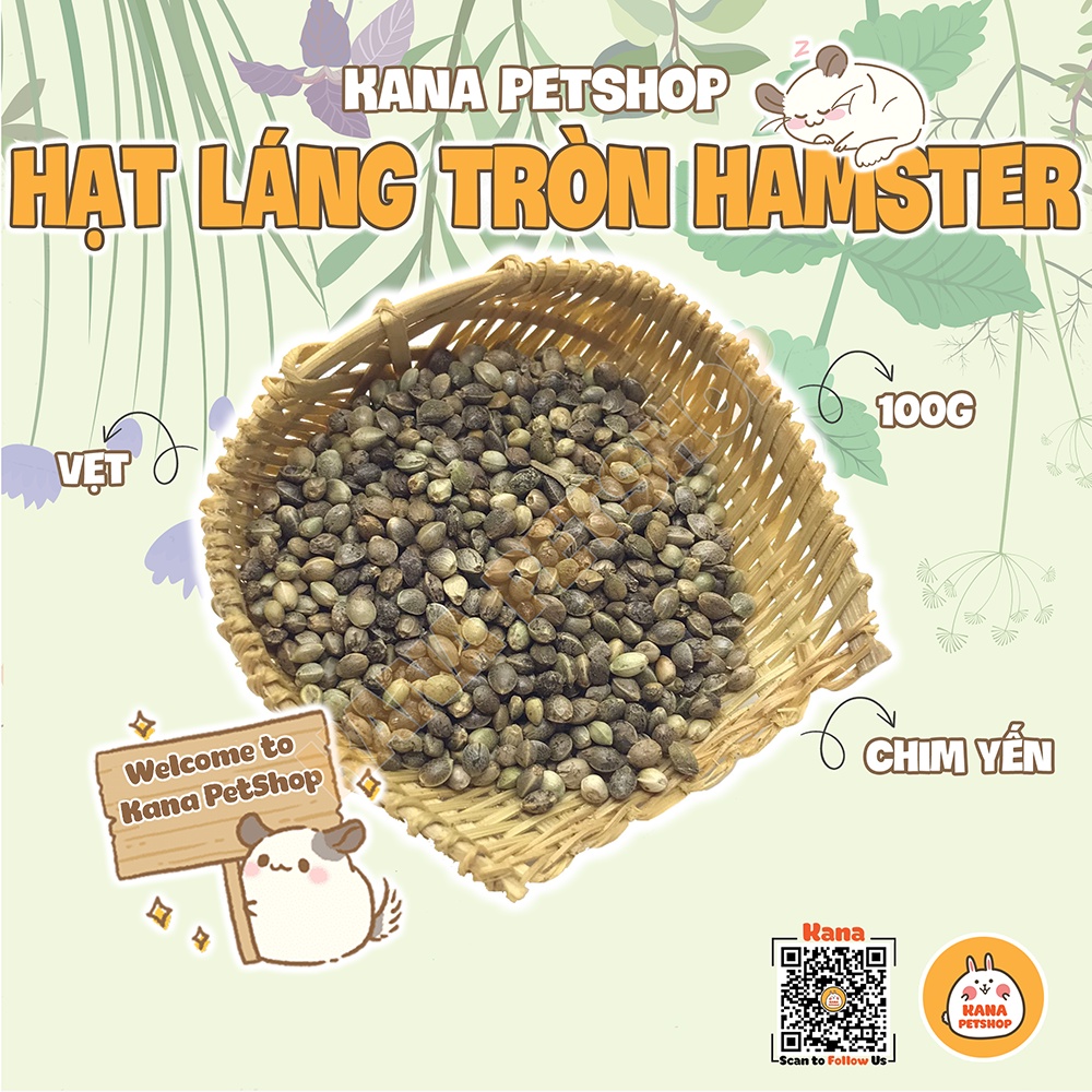 Hạt láng tròn 🐹freeship🐹 hạt thức ăn cho hamster , sóc , chim , vẹt , gà , yến phụng ...