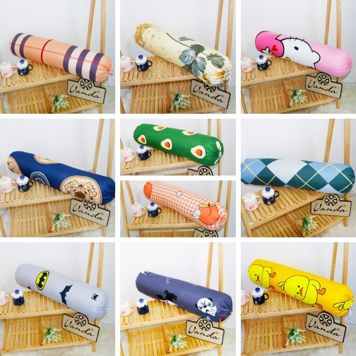Vỏ gối ôm người lớn Cotton Poly kích thước tiêu chuẩn 35cmx100cm vừa với các loại ruột