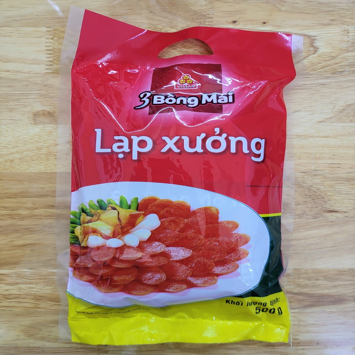 3 BÔNG MAI VISSAN [gói 500g] LẠP XƯỞNG Sausage