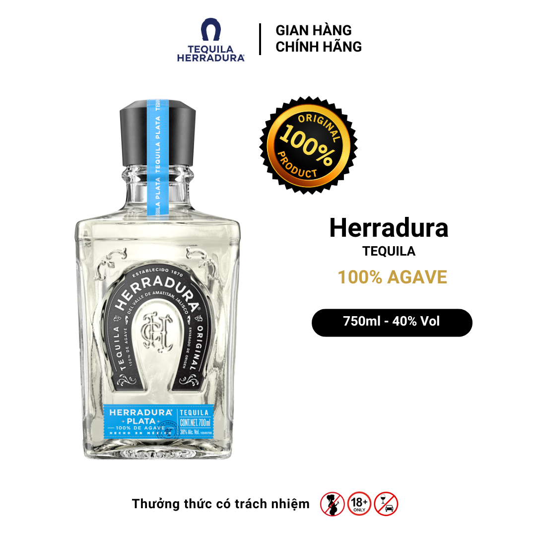 Tequila Herradura Plata 750ml 40%