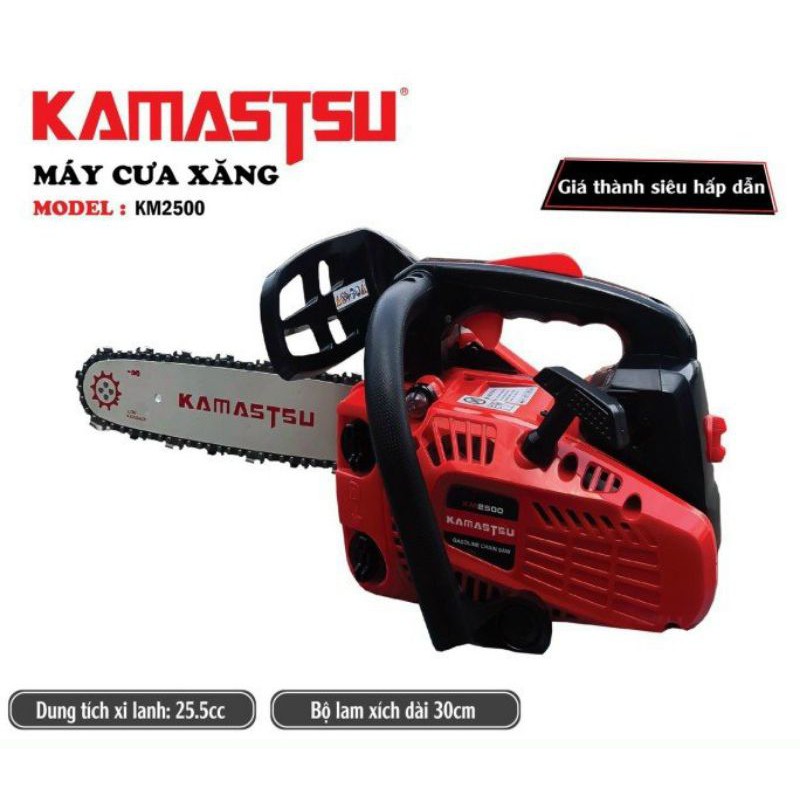 Máy cưa xích chạy xăng mini lam 30cm siêu khoẻ chất lượng tuyệt đối