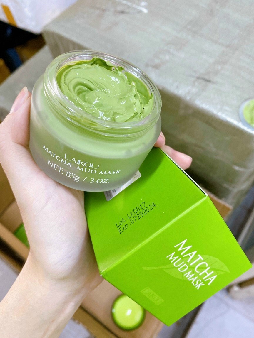 Mặt nạ trà xanh matcha mud mask dưỡng ẩm làm mịn da 85gr - Mặt nạ đắp dưỡng da laikou