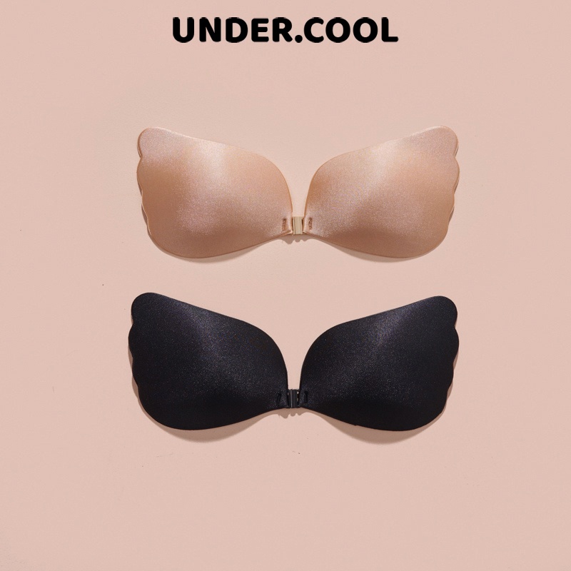 Miếng dán ngực cài trước undercool hình cánh tiên nâng ngực dính siêu chắc