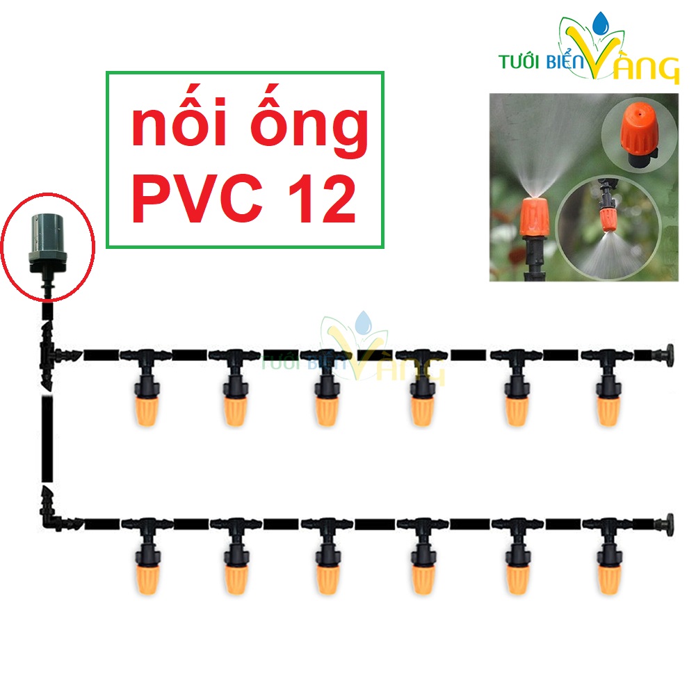 Bộ 12 béc phun sương tưới cây - Sản phẩm uy tín chất lượng - mua ngay