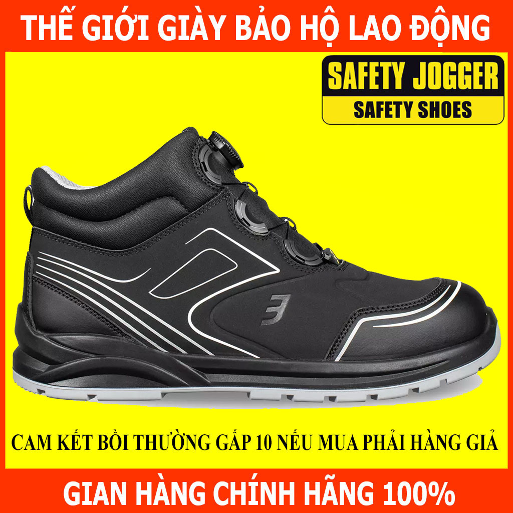 [HÀNG CHÍNH HÃNG] Giày Bảo Hộ Lao Động Safety Jogger Cador S3 Mid TLS