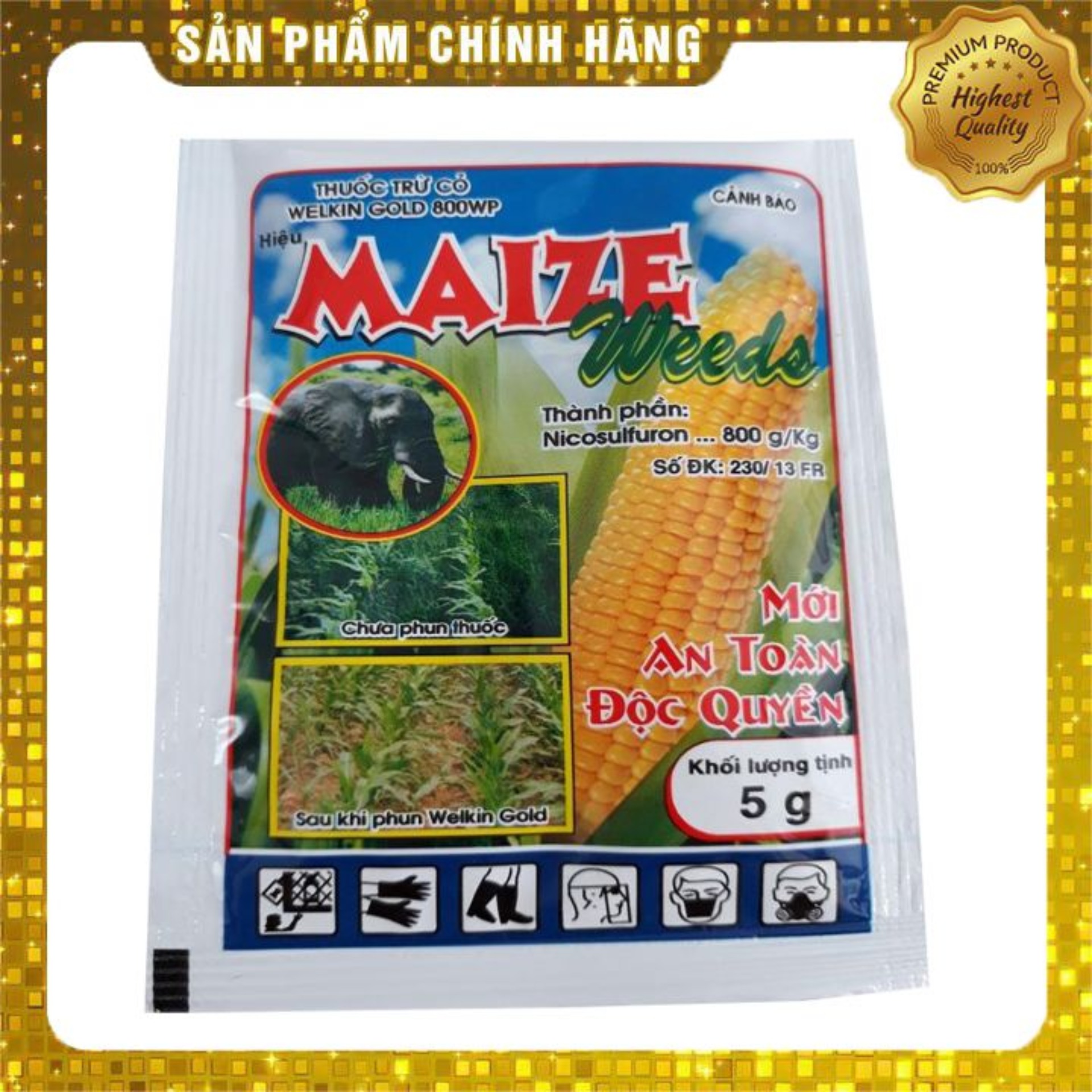 Thuốc trừ cỏ ngô welkin gold 800wp 5g