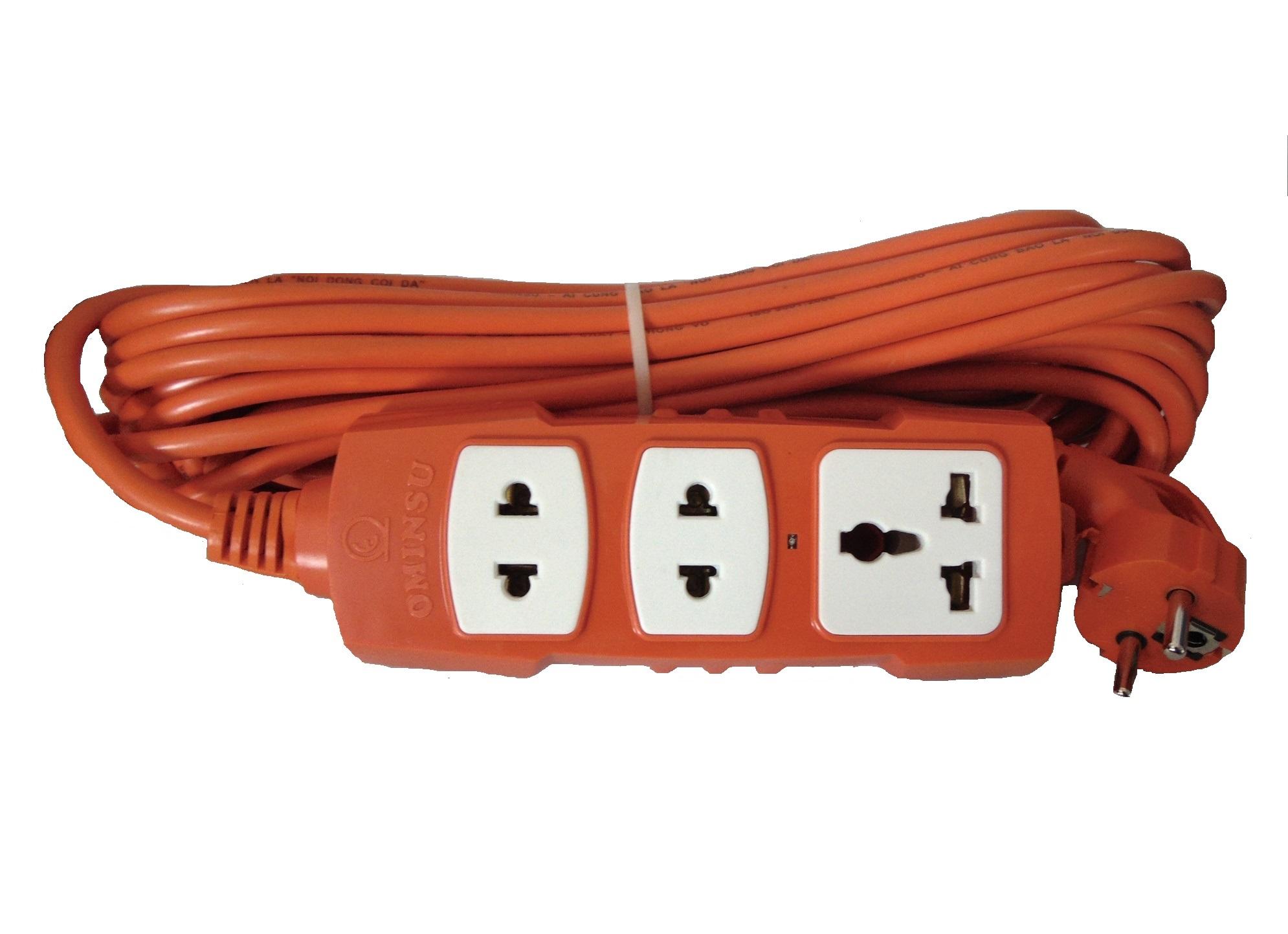Bộ Ổ Cắm Và 10m Dây Điện Ominsu Siêu Chịu Tải 3500W