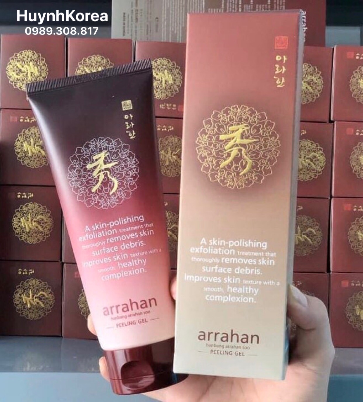 Tẩy da chết nhân sâm Arrahan Hàn Quốc 180ml