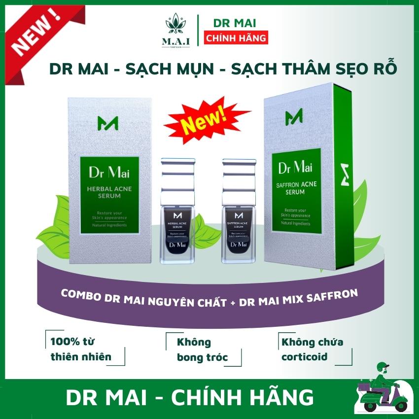 Dr Mai Serum sạch mụn thâm Dr Mai 6ml đánh bay các loại mụn cam kết hiệu quả trong 7 ngày