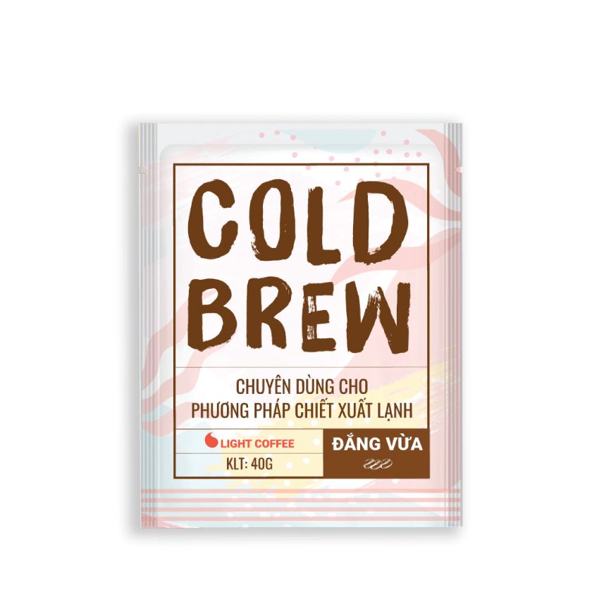 HCMCà phê pha Cold brew Light Coffee đắng vừa - túi 40gr
