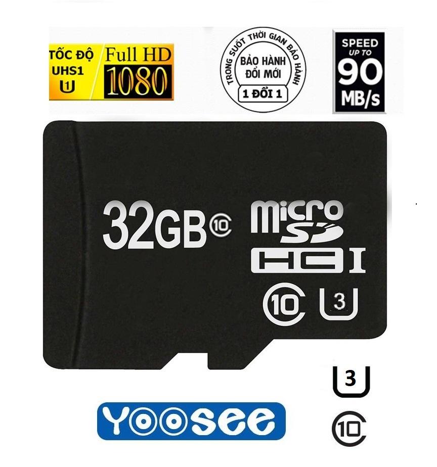 Thẻ nhớ microsd 32gb tốc độ cao uhs1 u3, up to 90mb/s tlc