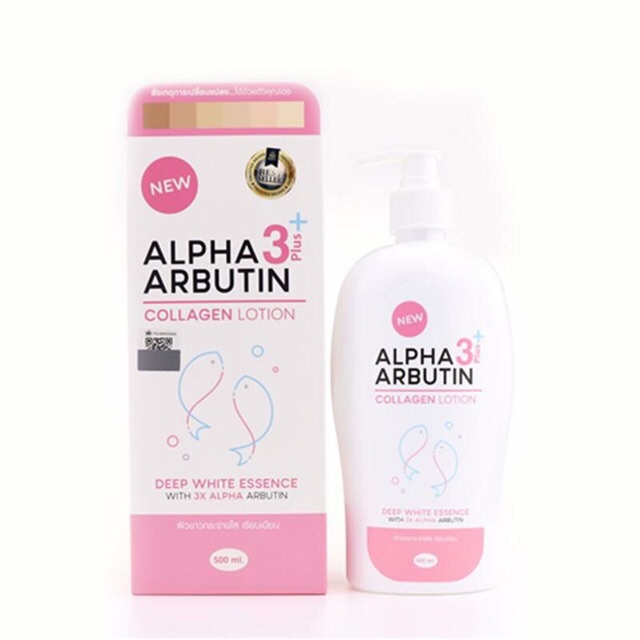Dưỡng thể Lotion dưỡng trắng da Alpha Arbutin 500ml Thái Lan