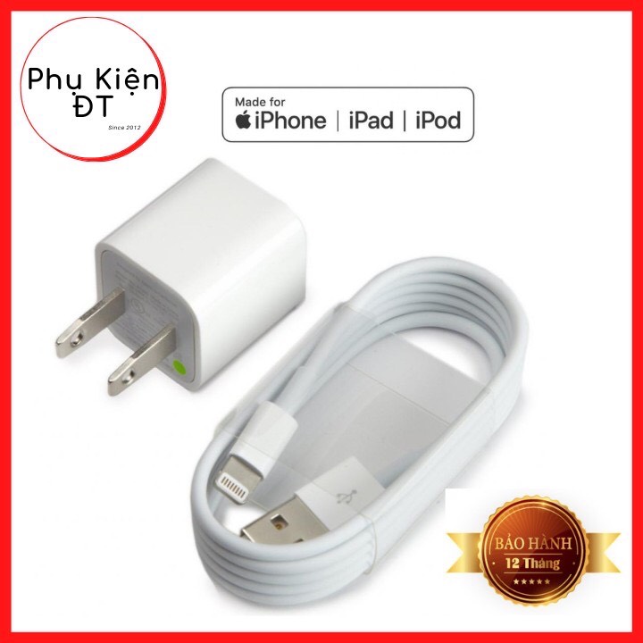 Bộ Sạc iphone Chính hãng Bảo hành 12 tháng trên toàn Quốc