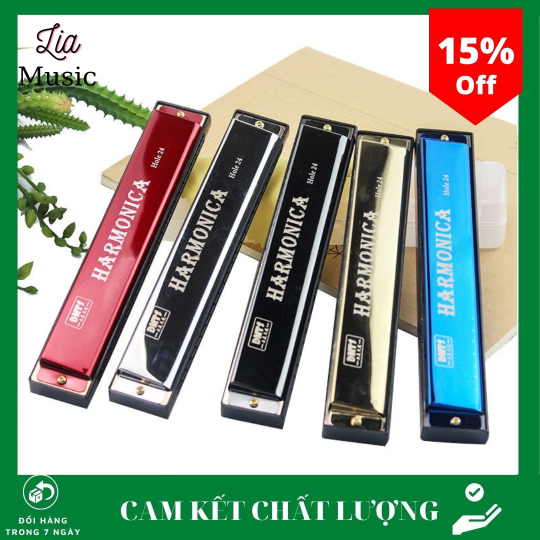 Kèn Harmonica Liamusic 24 Lỗ giá rẻ thích hợp cho các bạn mới tập thổi