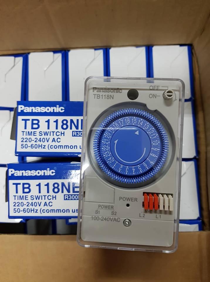 Timer Panasonic rơ le thời gian PANASONIC TB118NE7  Relay thời gian thực Pananonic thiết bị hẹn giờ 24h