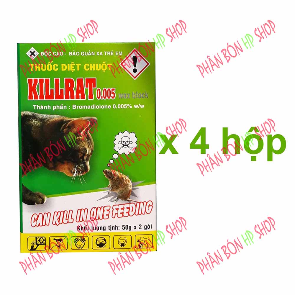 Thuốc diệt chuột killrat 0.005% -