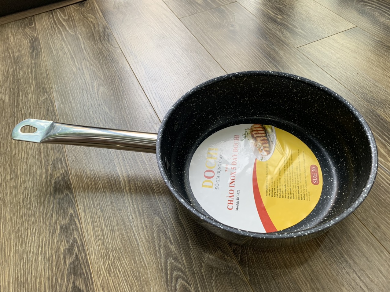 Chảo Inox 5 đáy Dochi DC-318/DC-320 - Dùng Mọi Loại Bếp