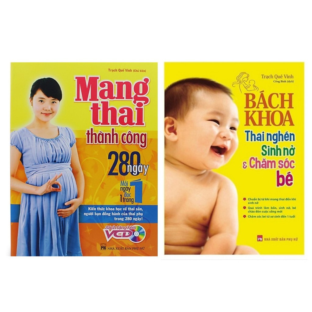 Sách - Combo Bà Bầu Nên Đọc: Bách Khoa Thai Nghén - Sinh Nở Và