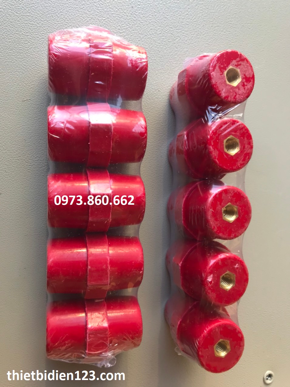 Combo 5 đế sứ đỡ thanh cái sm51 - đế sứ tròn cách điện sm51