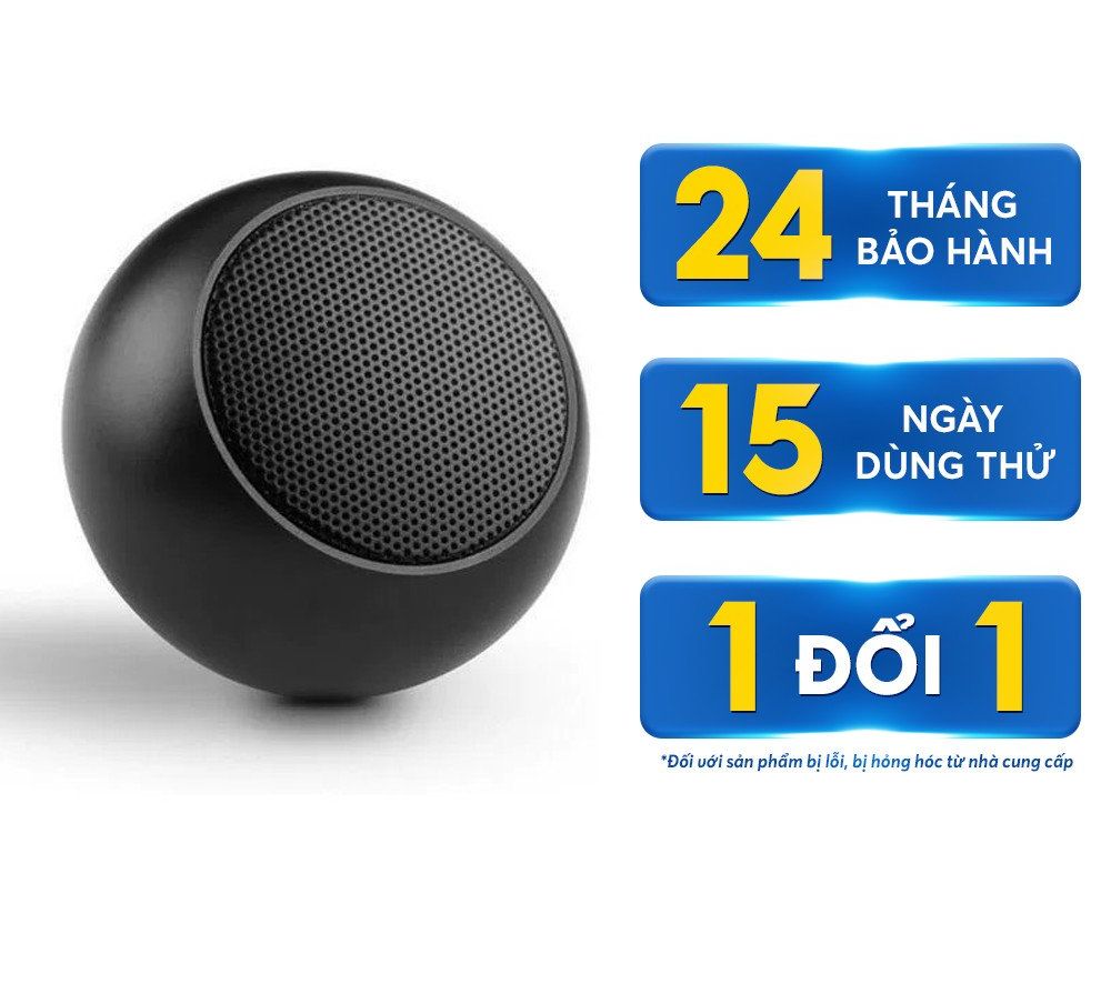 Loa bluetooth mini GROWNTECH M10, loa blutooth siêu nhỏ cho âm thanh to lớn cả phòng 10m vuông