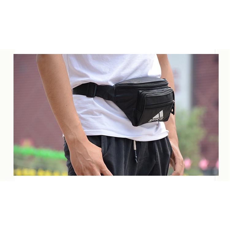 Túi đeo chéo đeo bao tử sport vuông k391 shalla